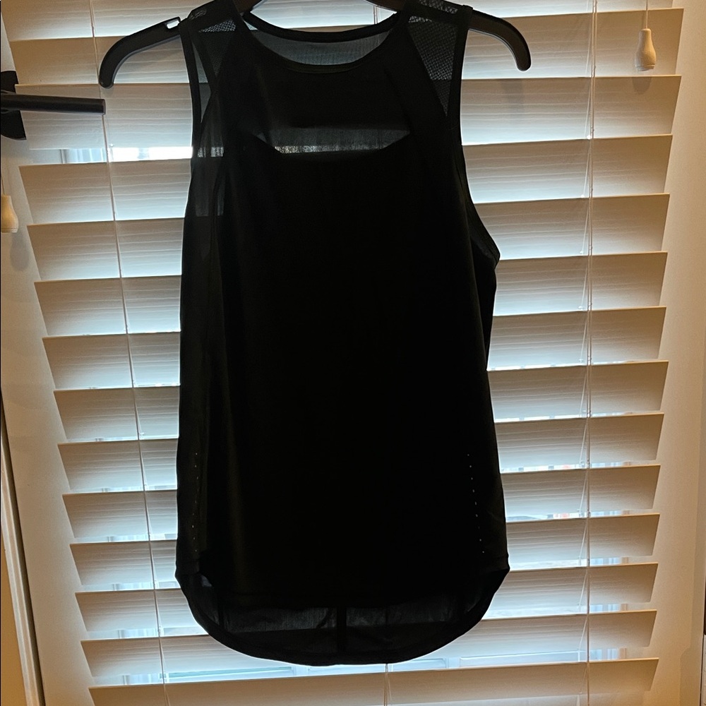 Lululemon dark green sculpt tank size 8